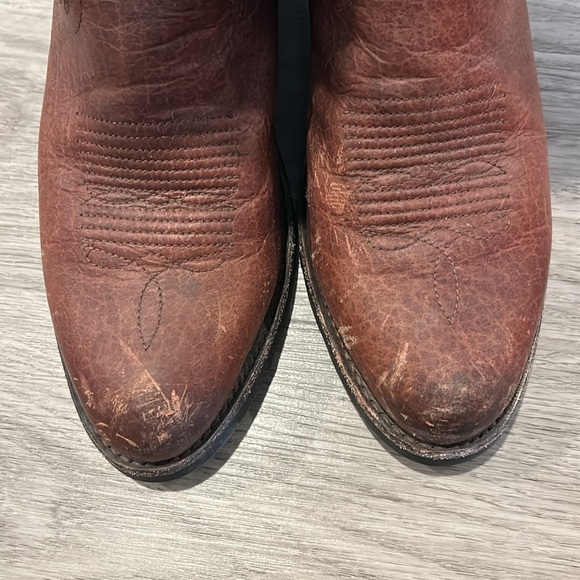 Preowned Tecovas THE BANDERA BOVINE Leather Riding Boot Men Sz 8 D - Picture 4 of 9